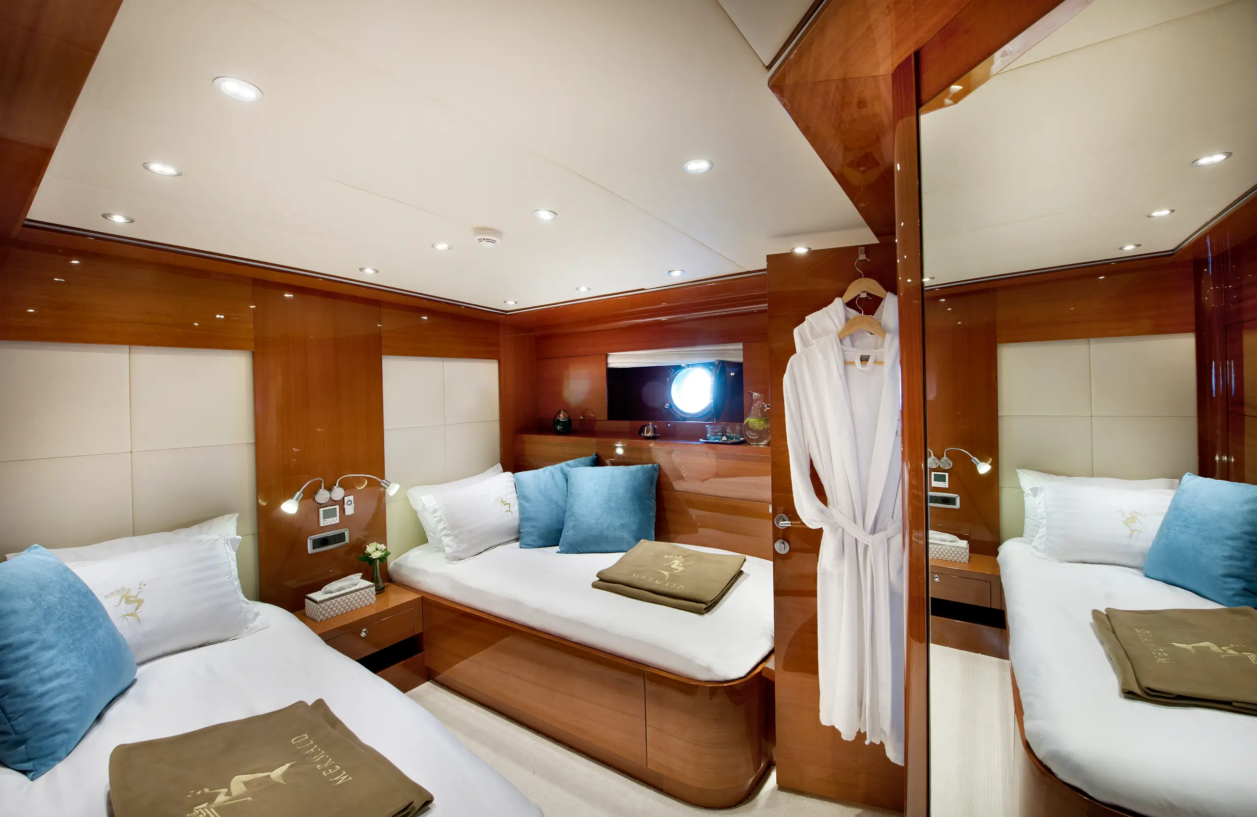 Private room at M/Y MERMAID